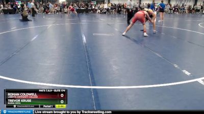 Elite 174 lbs Cons. Round 2 - Roman Coldwell, Labette Community College vs Trevor Kruse, Buena Vista