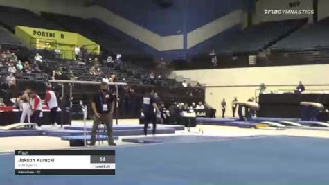 Jakson Kurecki - Floor, EVO Gym FL - 2021 USA Gymnastics Development Program National Championships