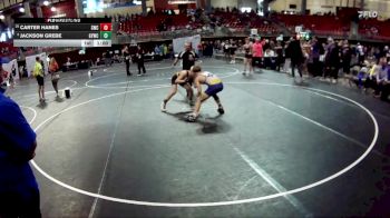 125 lbs 7th Place Match - Carter Hanes, Seward Wrestling Club vs Jackson Grebe, Gretna Youth Wrestling Club