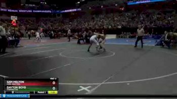 113 Class 3 lbs 1st Place Match - Dayton Boyd, Farmington vs Sam Melton, Carl Junction