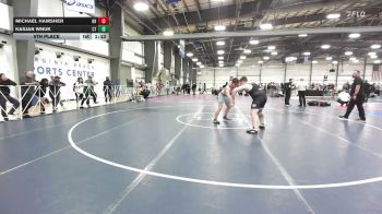 230 lbs 5th Place - Michael Hamsher, OH vs Kasjan Wnuk, CT