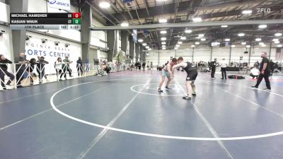 230 lbs 5th Place - Michael Hamsher, OH vs Kasjan Wnuk, CT