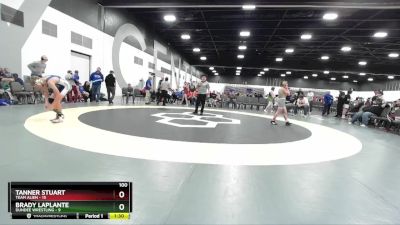 100 lbs Placement Matches (8 Team) - Tanner Stuart, Team Alien vs Brady Laplante, Dundee Wrestling