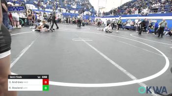 67 lbs Semifinal - Daxton Andrews, Madill Takedown vs Ruby Rowland, Little Axe Takedown Club