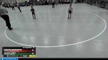 49 lbs Cons. Round 3 - Bowen Smith, The Best Wrestler vs Sawyer Wankowski, Zumwalt Wrestling Club