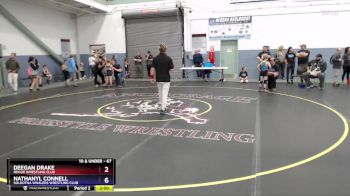 67 lbs Cons. Round 2 - Deegan Drake, Rogue Wrestling Club vs Nathanyl Connell, Soldotna Whalers Wrestling Club