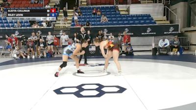 130 lbs Champ. Rd Of 128 - Aleiya Cullinan, North Dakota vs Riley Levin, Utah