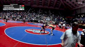 155 lbs Cons. Round 1 - Madeline Page, Mountain View vs Mattie Mendoza, Lumpkin Co.