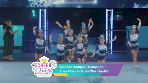 Fishhawk Wolfpack Diamonds [2025 Show Cheer 1 - Jr. Pee Wee - Small B] 2025 Pop Warner National Cheer & Dance Championship