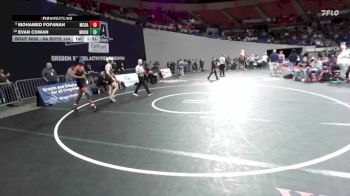 6A Boys 144 lbs Champ. Round 1 - Evan Cowan, Mountainside Boys vs Mohamed Fofanah, McDaniel Boys