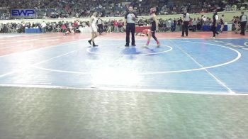 84 lbs Round Of 32 - Landry Walters, Duncan Middle School vs Jericho Burkart, Coweta