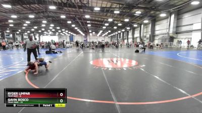 68 lbs Rd# 9- 2:15pm Saturday Final Pool - Gavin Bosco, Team Ohio vs Ryder Limpar, Team BAM