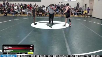 126 lbs Round 4 - Joe Hardin, Mae Jemison vs Alan Hill, Deshler