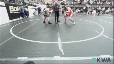 170 lbs Rr Rnd 1 - Clayton Eudaily, Tonkawa Takedown Club vs Cameron Wallace, Kingfisher YellowJackets