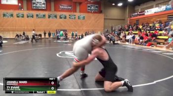 285 lbs Champ. Round 1 - Johnell Ward, Bakersfield vs Ty Evans, Cal Poly (Club)