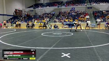 174 lbs Cons. Round 2 - Benjamin Newton, Coker vs Christian Arrington, Belmont Abbey