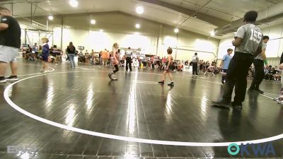 52 lbs Rr Rnd 3 - Coby Lynch, Sallisaw Takedown Club vs Violet Jones, Honey Badgers Wrestling Club