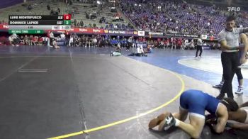 149 lbs Placement (4 Team) - Luke Montefusco, Johnson & Wales (RI) vs Dominick Lapier, Castleton