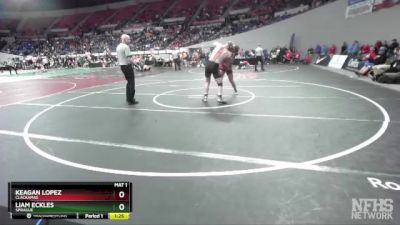 6A-190 lbs Champ. Round 2 - Keagan Lopez, Clackamas vs Liam Eckles, Sprague