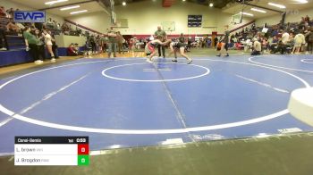 130 lbs Consolation - Layla Brown, Viking Wrestling Club vs Jace Brogdon, Raw Wrestling Club