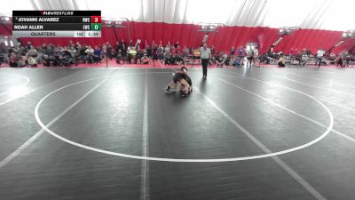 16U Boys - 120 lbs Quarters - Noah Allen, Lodi Wrestling Club vs Jovanni Alvarez, Ringers Wrestling Club