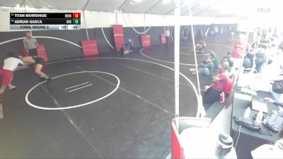 132 lbs Cons. Round 3 - Adrian Gasca, Downey High School vs Titan Morishige, Redondo Union High School