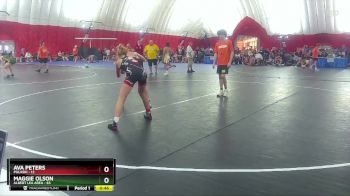 109-118 lbs Round 2 - Ava Peters, Pulaski vs Maggie Olson, Albert Lea Area