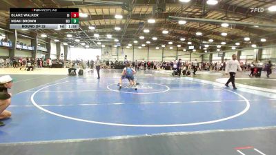 126 lbs Round Of 32 - Blake Walker, DE vs Noah Brown, MO