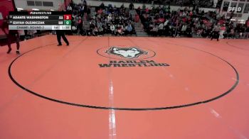 138 lbs Champ. Round 2 - Adante Washington, JOLIET (CATHOLIC Academy) vs Izayah Olejniczak, Machesney Park (HARLEM)