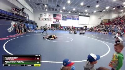 105 lbs Prelim - Mason Bibby, Carey Jr High vs Alexander Poepel, CCA