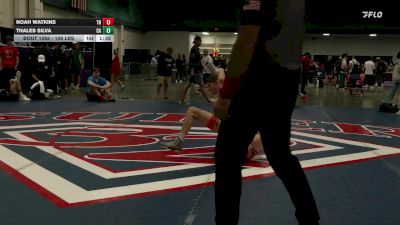 106 lbs 5th Place - Noah Watkins, TN vs Thales Silva, CA