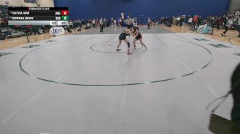 120 lbs Cons. Round 1 - Sophia Gray, Brentsville District vs Olivia Sim, James Madison