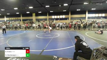 136 lbs Consi Of 16 #2 - Kaitlyn Krenz, Temecula Valley HS vs Sophia Montenegro, Vills Bros WC