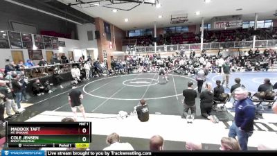 98 lbs Semifinal - Cole Jensen, Rocky Mountain vs Maddox Taft, Mt. Spokane