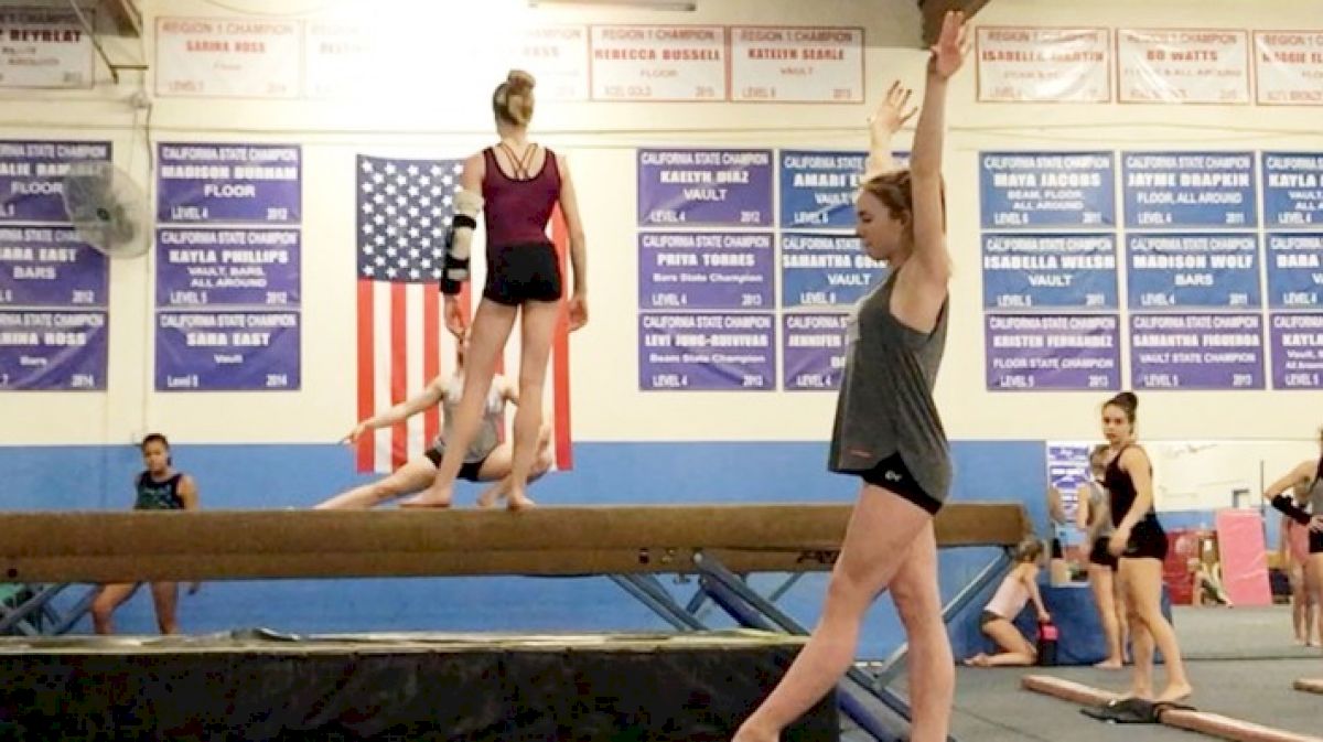 Katelyn Searle Just Slayed This Unique Beam Combo