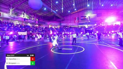 144 lbs Consi Of 8 #1 - Rocky Hamilton, DC Elite vs Blake Simpson, Eaglecrest WC