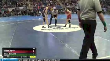 105 lbs Semifinal - Deja Ireland, Bismarck vs Anna White, Central Cass