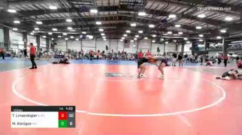 152 lbs Prelims - Ty Linsenbigler, Quest School Of Wrestling Black vs Mason Konigus, D2 Ducks