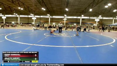 67 lbs Quarterfinal - Kenny Barkdoll, Suples vs Gradyn Harvey, St. Maries Wrestling Club