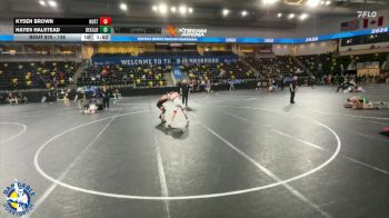 138 lbs Cons. Round 4 - Hayes Halstead, DeKalb vs Kysen Brown, Hortonville