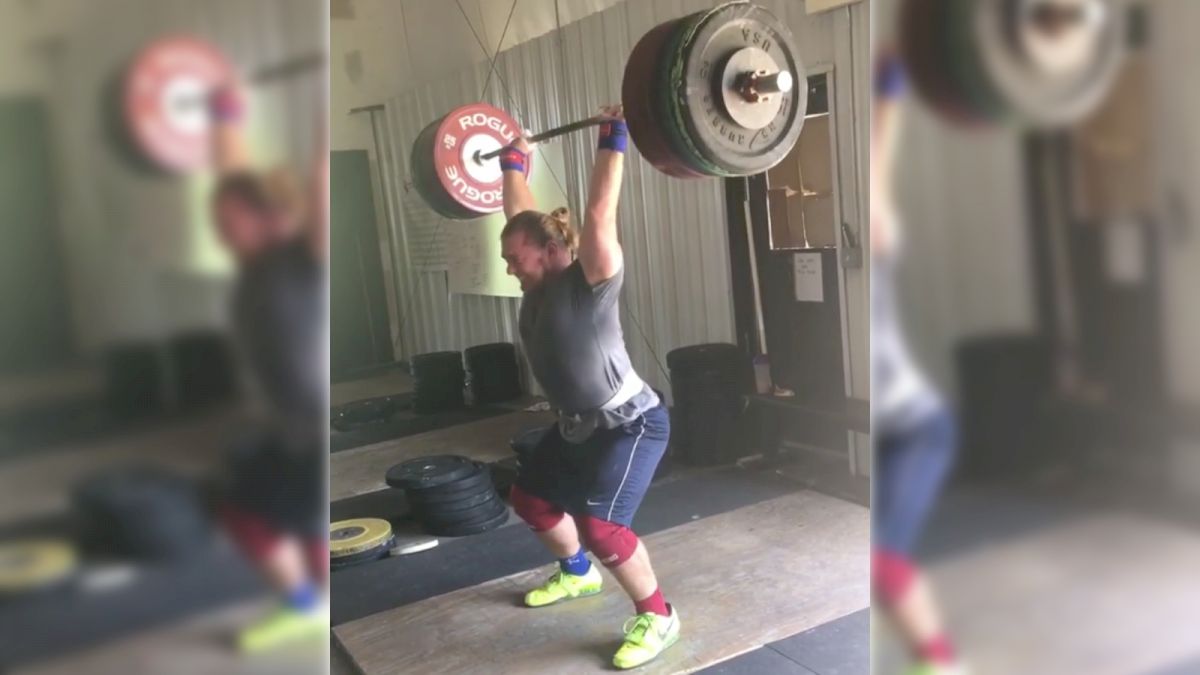 Ethan Harak Clean & Jerks 205kg/451lb From The Hip!