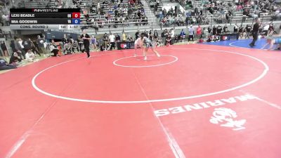 U20 Women - 57 lbs Cons. Round 2 - Lexi Beadle, OH vs Mia Goodwin, VA