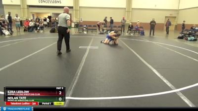 110 lbs Round 1 - Nolan Tate, Ironclad Wrestling Club vs Ezra Ledlow, Higher Calling Wrestling Club