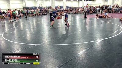 132 lbs Round 9 (10 Team) - Dillon Smith, Eagle Empire Purple vs Jeson Carbajal, Florida Elite Wrestling Academy