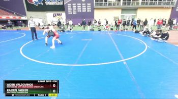 138 lbs Cons. Round 4 - Kaiden Parker, Moyer Elite Wrestling vs Aiden Valdovinos, Rio Grande City High School Wrestling