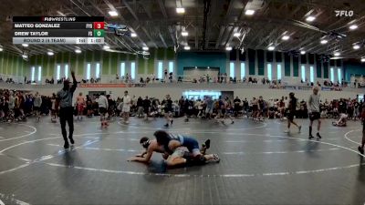 132 lbs Round 2 (4 Team) - Matteo Gonzalez, Florida Young Guns vs Drew Taylor, BHWC | Florida Supreme