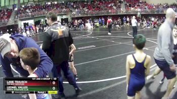 59 lbs Cons. Round 1 - Lane Trausch, The Best Wrestler vs Leonel Valles, Gering Wrestling Club