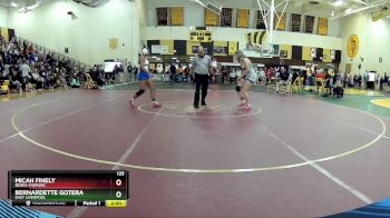 125 lbs Champ. Round 2 - Micah Finely, Berea-Midpark vs Bernardette Gotera, East Liverpool