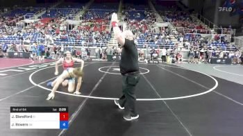 160 lbs Rnd Of 64 - Jacob Blandford, Idaho vs James Bowers, Georgia