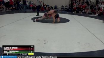 145 lbs Champ Round 1 (16 Team) - Riley Cearbaugh, Prairie Heights vs Justin Emerson, Southmont